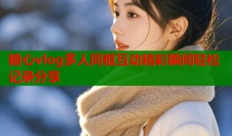 糖心vlog多人同框互动精彩瞬间轻松记录分享