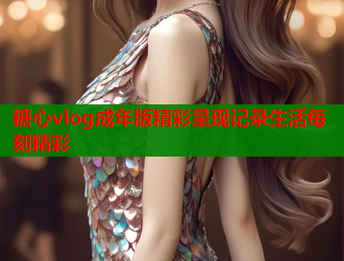 糖心vlog成年版精彩呈现记录生活每刻精彩