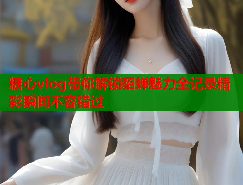 糖心vlog带你解锁貂蝉魅力全记录精彩瞬间不容错过